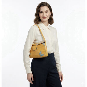 Arcadia Genuine Leather Butterfly Bag